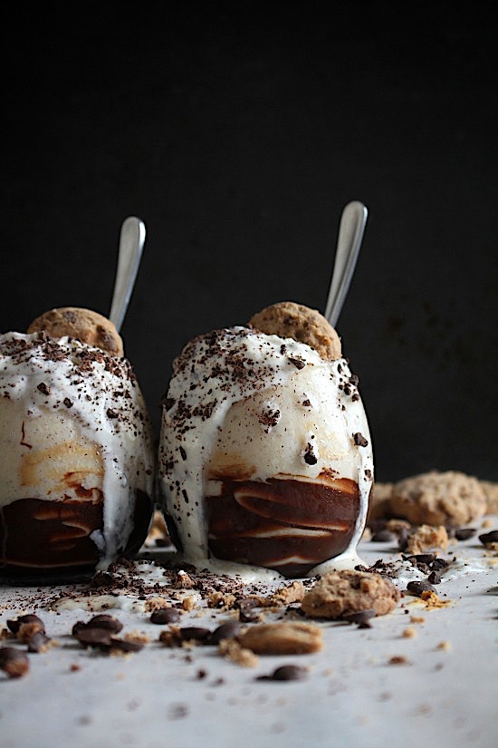 {Sugar Free} Salted Caramel Choc Chip Cookie Dough Crunch Shake!