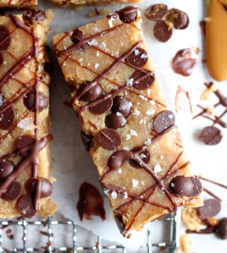 Choc Chip Peanut Butter Protein Bars – AKA – Copycat Perfect Bars