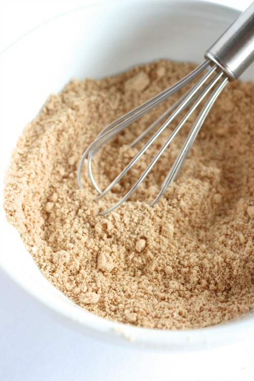 Single Serve Salted Dark Chocolate Almond Butter Brownie {EGG FREE - Dairy Free - Gluten Free - Refined Sugar Free - Low Carb - Vegan - Keto - Paleo} - www.betterwithcake.com